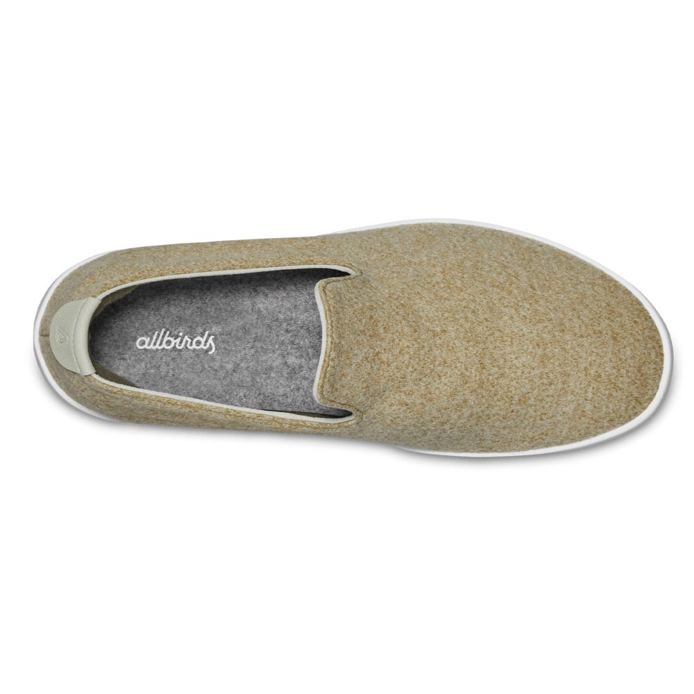 Allbirds Men\'s Slip-Ons Khaki - Wool Loungers - 91508TFNS